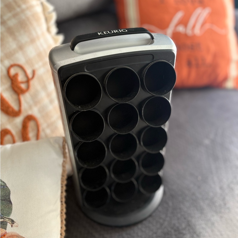 Keurig Black and Silver Coffee Pod Organizer